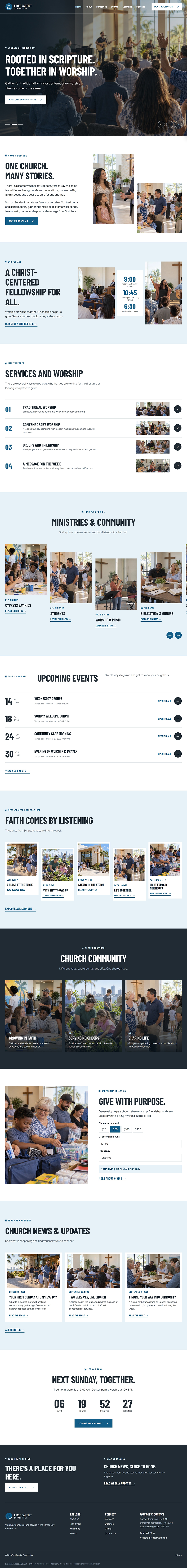 Baptist Church demo preview