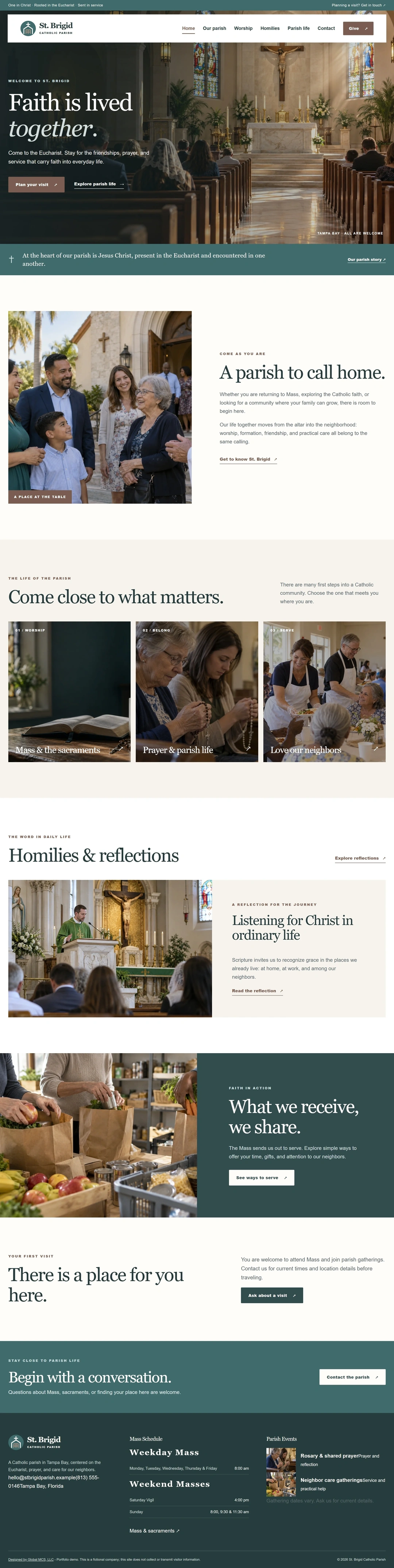 Catholic Church demo preview